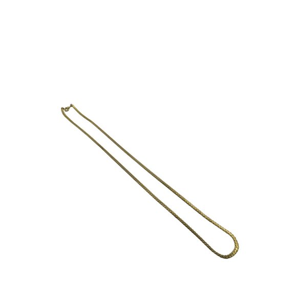 24 inch Goldtone Serpentine Chain Necklace - Picture 4 of 4